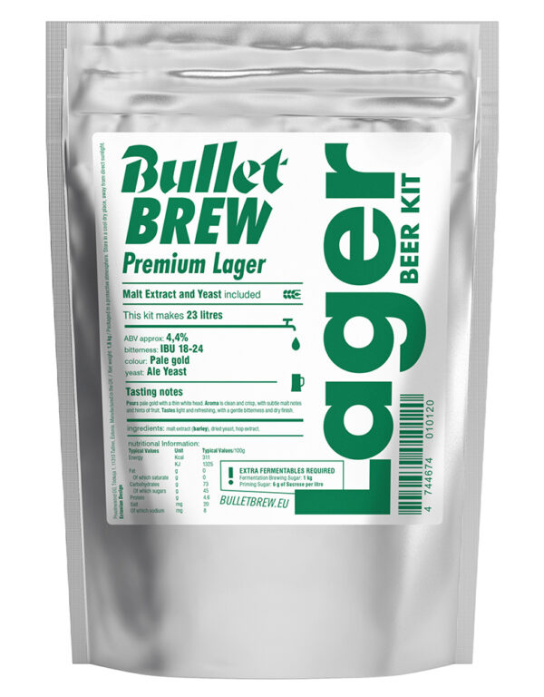 Bullet Brew Premium Lager Kit 1.8 kg - Comus