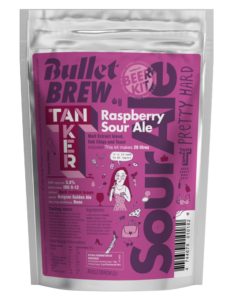 Alus iesala ekstrakts Bullet Brew Tanker Aveņu Skābs Eils 2.5 kg - Comus
